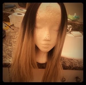 Lace front wig